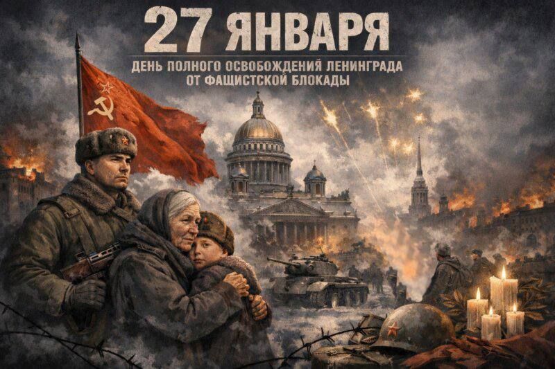 Виктория Сергеева: 82 года со дня полного освобождения Ленинграда от фашистской блокады
