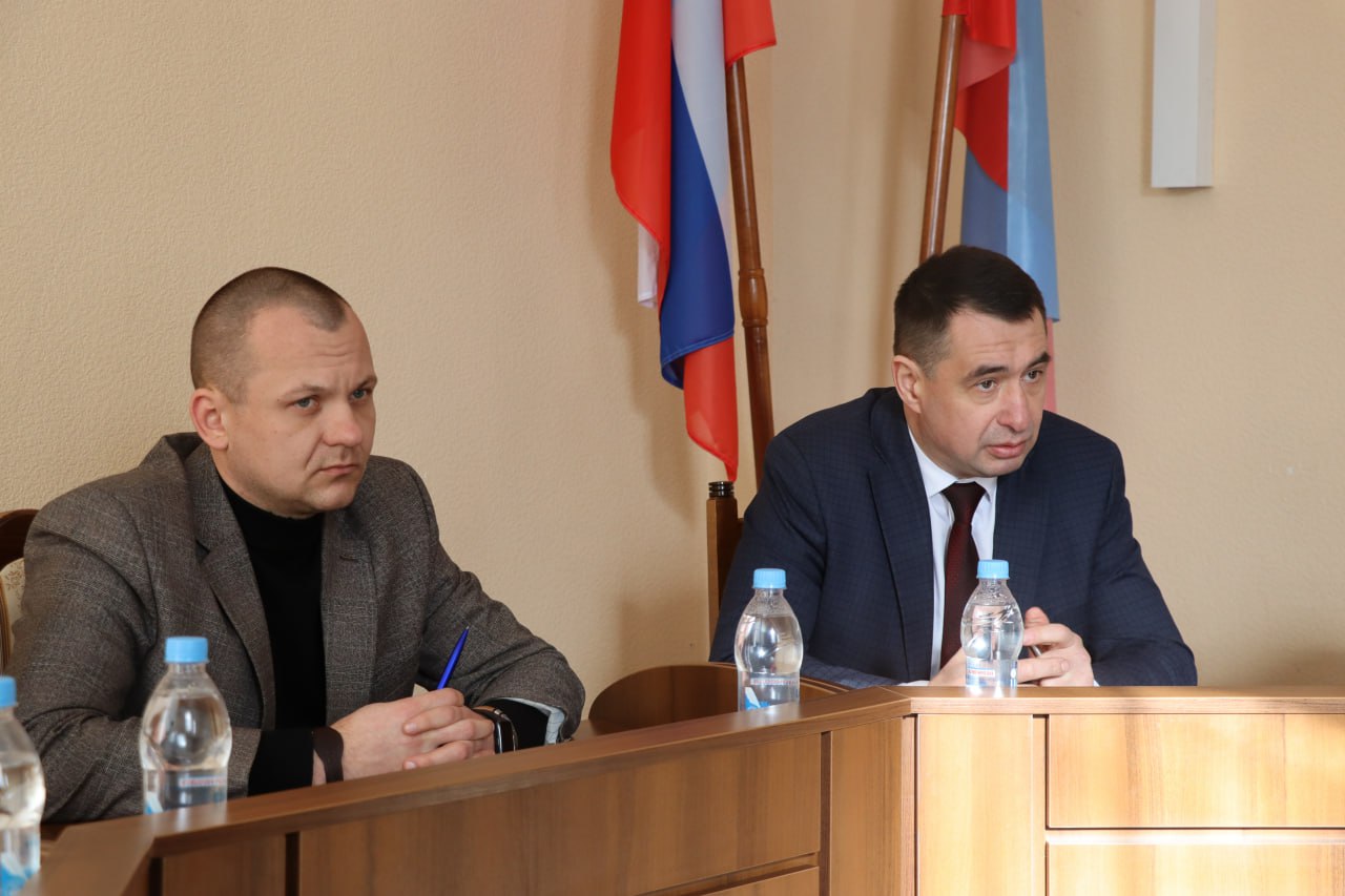 Временно исполняющий полномочия Главы городского округа Павел Дреев провел заседание Штаба территориальной обороны муниципального образования городской округ город Северодонецк Луганской Народной Республики