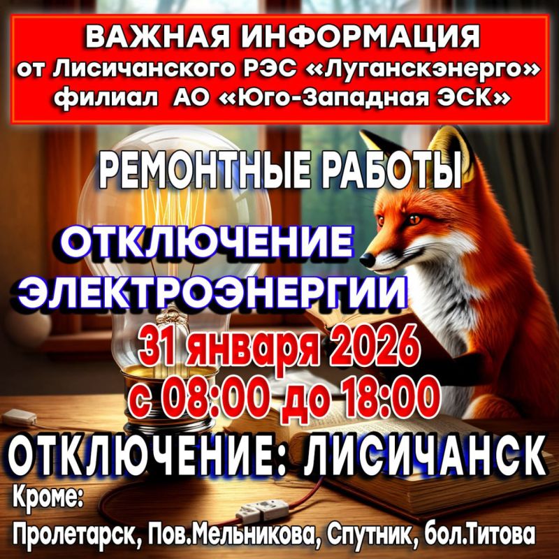 Уважаемые жители городского округа город Лисичанск