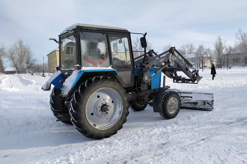 Дороги в населённых пунктах округа расчищены после снегопада