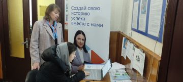 Сегодня в территориальном отделении Государственного казенного учреждения «Республиканский центр занятости населения Луганской Народной Республики» в Беловодском районе состоялся День открытых дверей