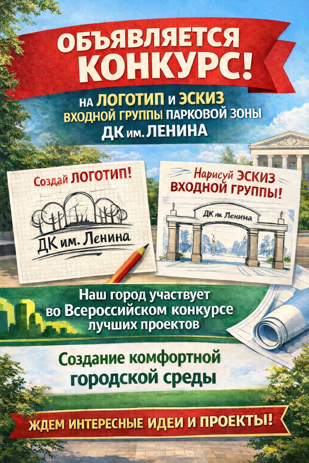 Юных художников Красного Луча приглашаем к участию в творческом конкурсе!