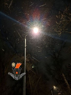 Снегопад снова в Луганске!