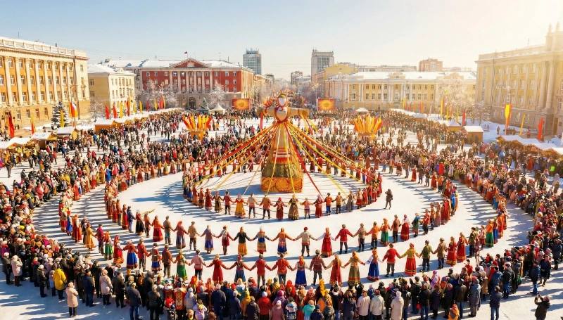 Иван Санаев: Самый массовый масленичный хоровод: когда традиция становится рекордом