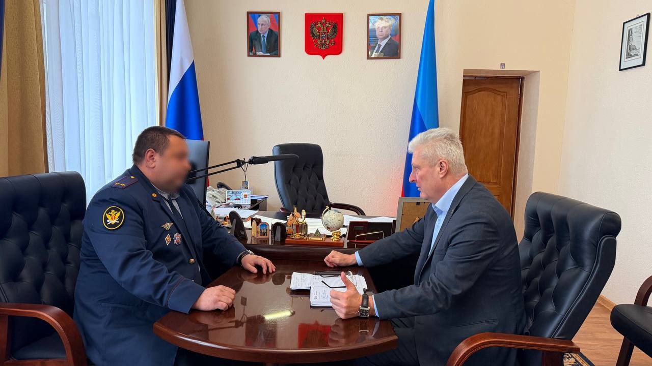 Начальник ИК № 4 регионального УФСИН провел рабочую встречу с Главой Краснодонского муниципального округа