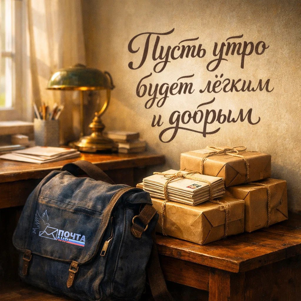 Доброе утро! Каждый отправленный конверт — маленькая радость, пусть их будет как можно больше