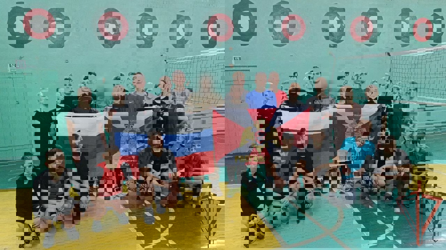 В Луганской Народной Республике росгвардейцы организовали школьный турнир по волейболу