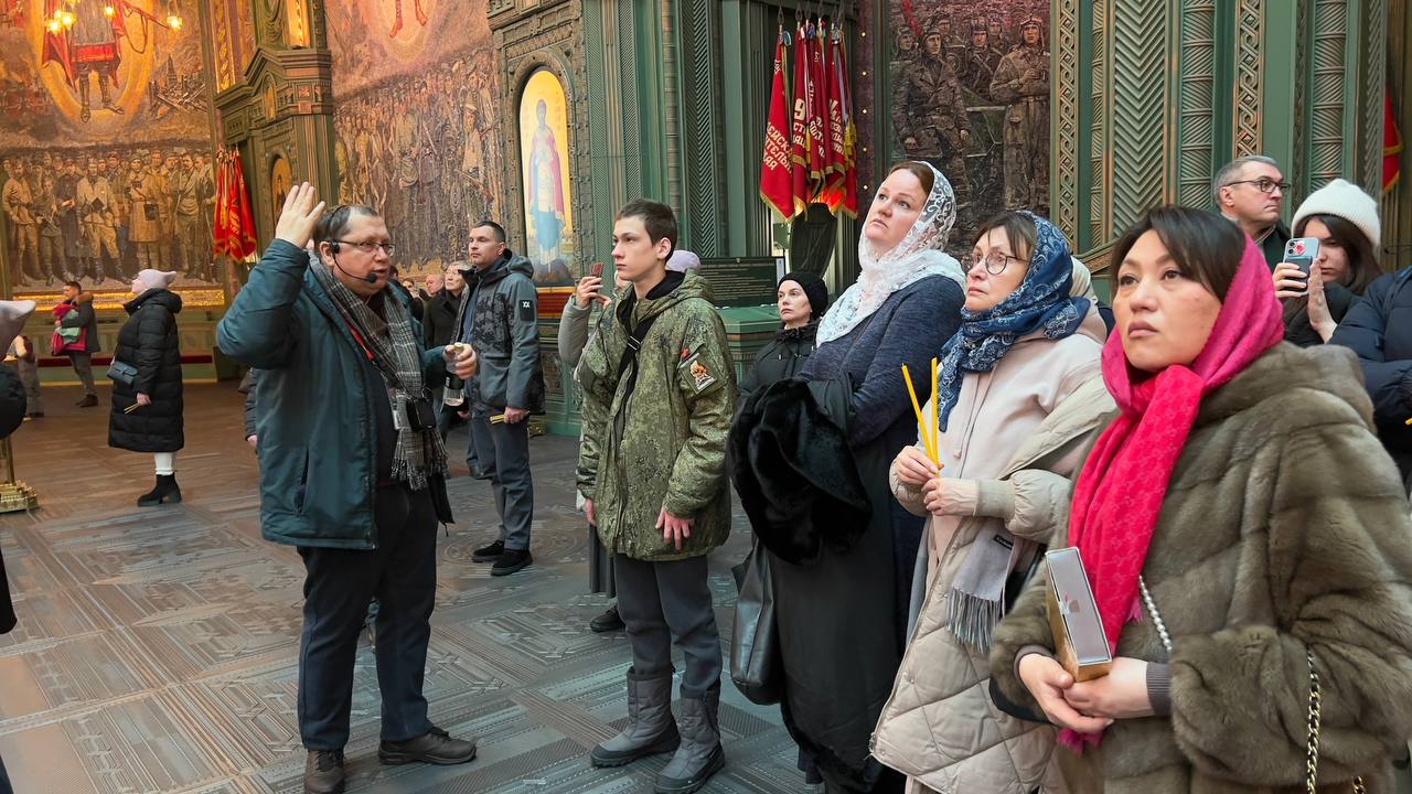 Дарья Лантратова: Жены и мамы наших бойцов, участницы проекта «Жизнь после Победы» сегодня в Храме Вооруженных Сил на экскурсии