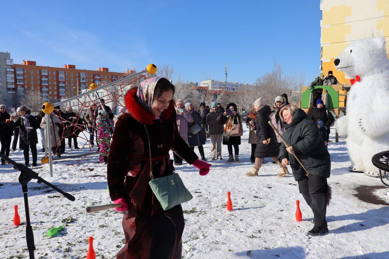При поддержке "ЕДИНОЙ РОССИИ" в Северодонецке состоялись Масленичные гуляния