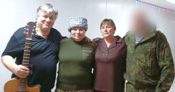 В день Защитника Отечества, душевная встреча в госпитале для бойцов, проходящих реабилитацию