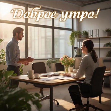 Доброе утро! Начните свой день продуктивно, ведь никто не богат настолько, чтобы купить потерянное время