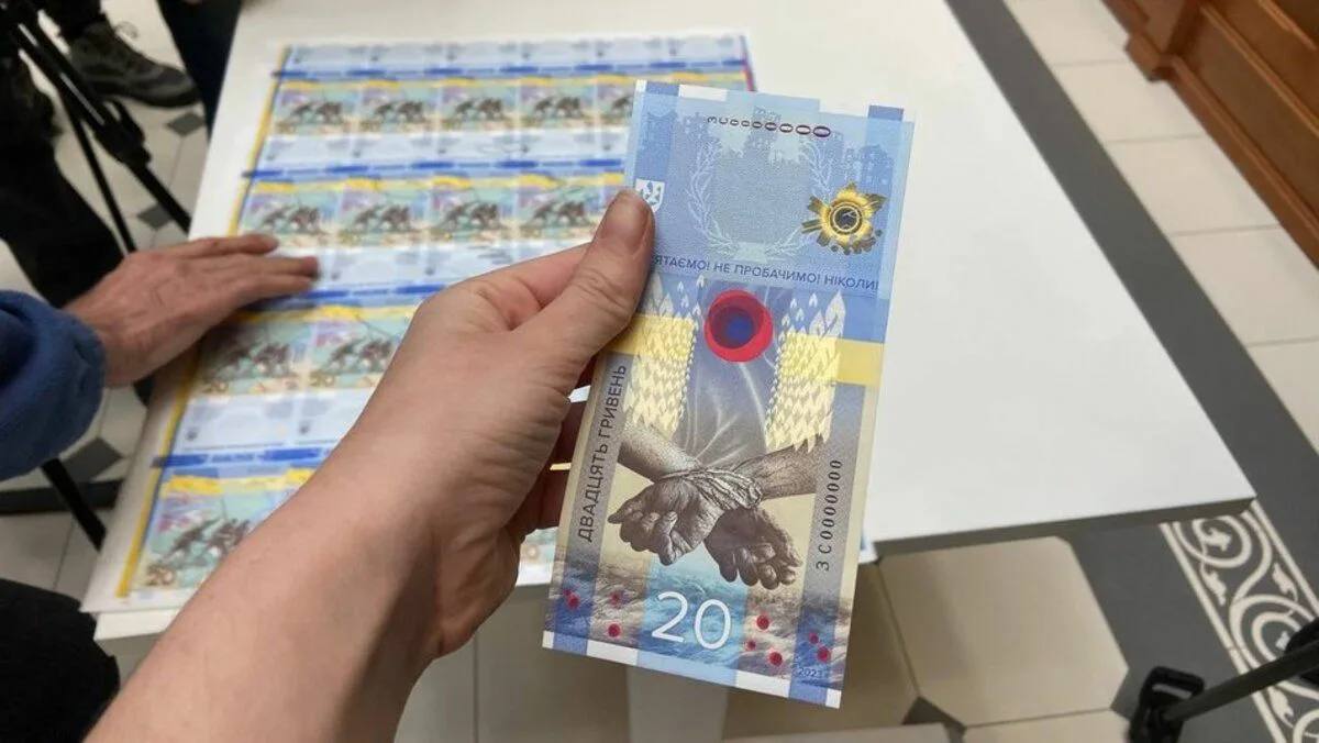 На Украине добавили нацистский лозунг на гривны