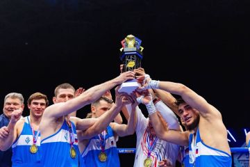 Сборная «Динамо» добилась победы над сборной мира в рамках прошедшей в понедельник, 23 февраля, в Москве международной матчевой встречи по боксу, посвященной Дню защитника Отечества