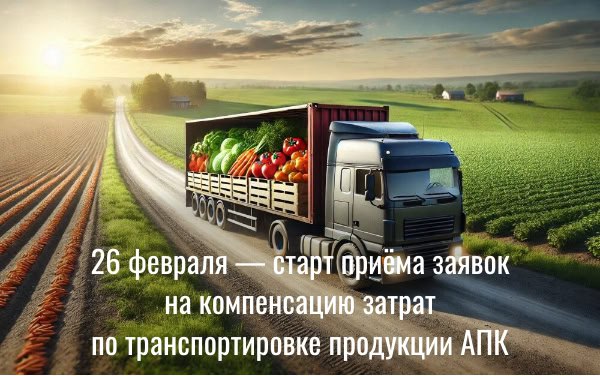 Аграрии смогут компенсировать до 100% затрат на логистику