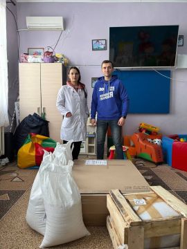 Анна Кузнецова: Наш гумштаб передал в Краснодонский детский дом-интернат очередную партию гумпомощи