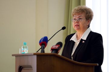 Парламент заслушал отчет сенатора Ольги Бас о деятельности за прошедший год