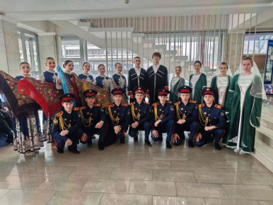 "Кадеты" из Ясеновской школы № 2 им. Д.В. Лазутина стали призерами на Республиканском конкурсе