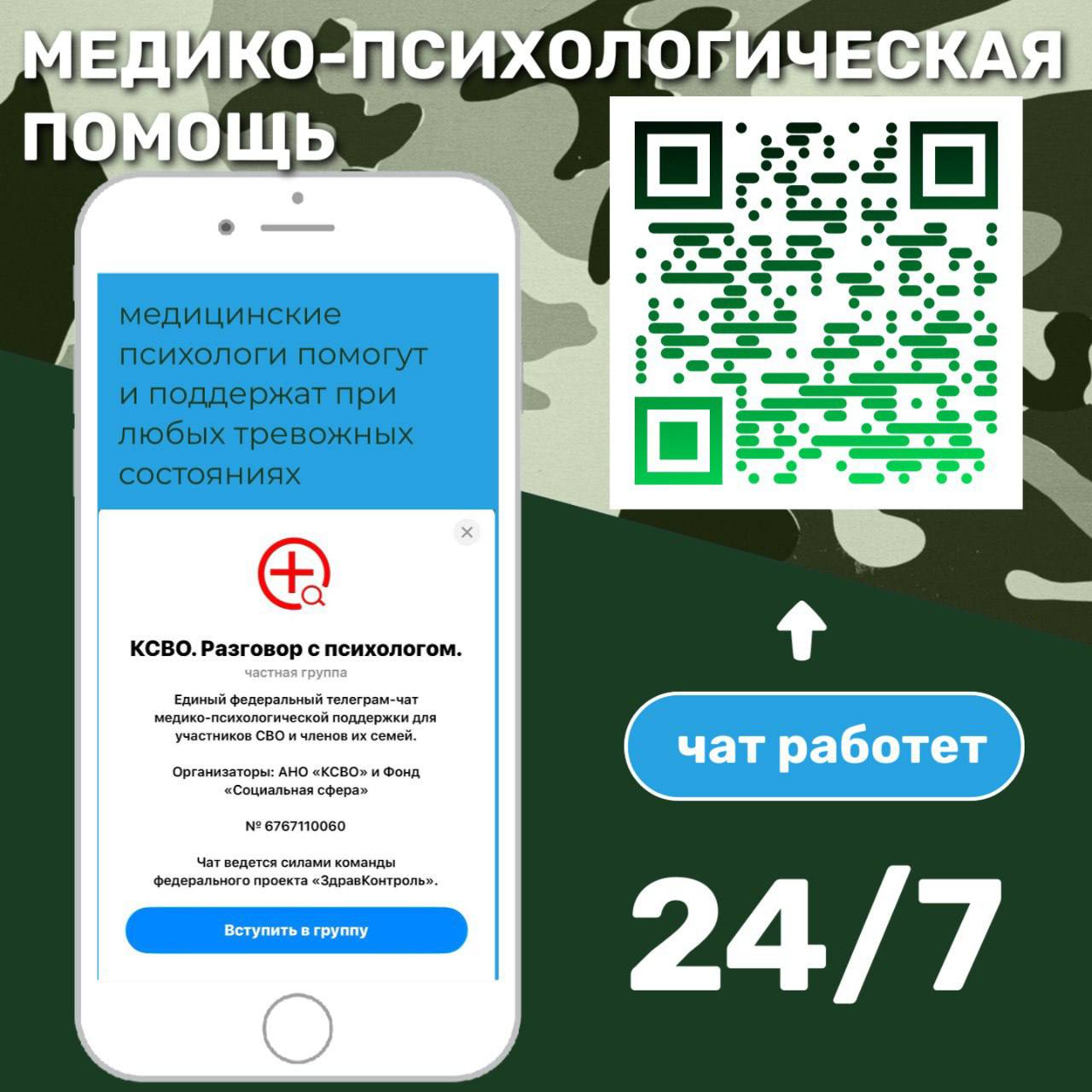 Медико-психологическая поддержка участник СВО
