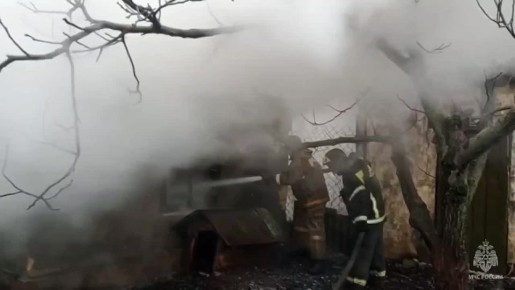 Пожар вспыхнул в Краснодонском округе