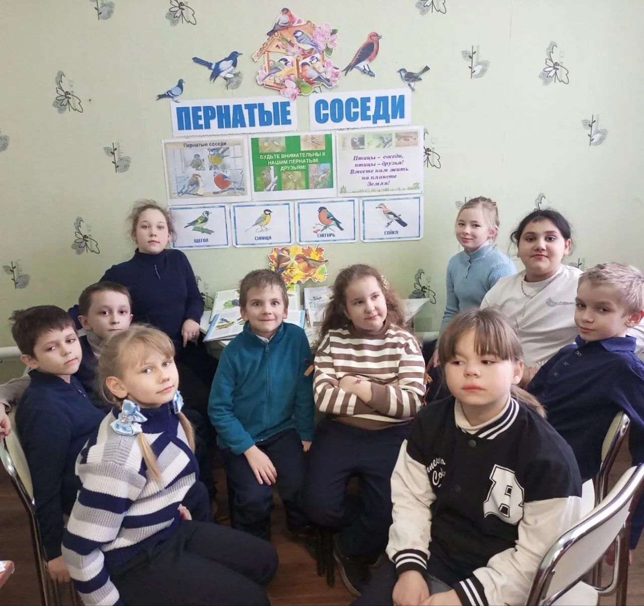 В Перозвановской библиотеке для членов экологического клуба «Лучик» была проведена викторина «Пернатые соседи»