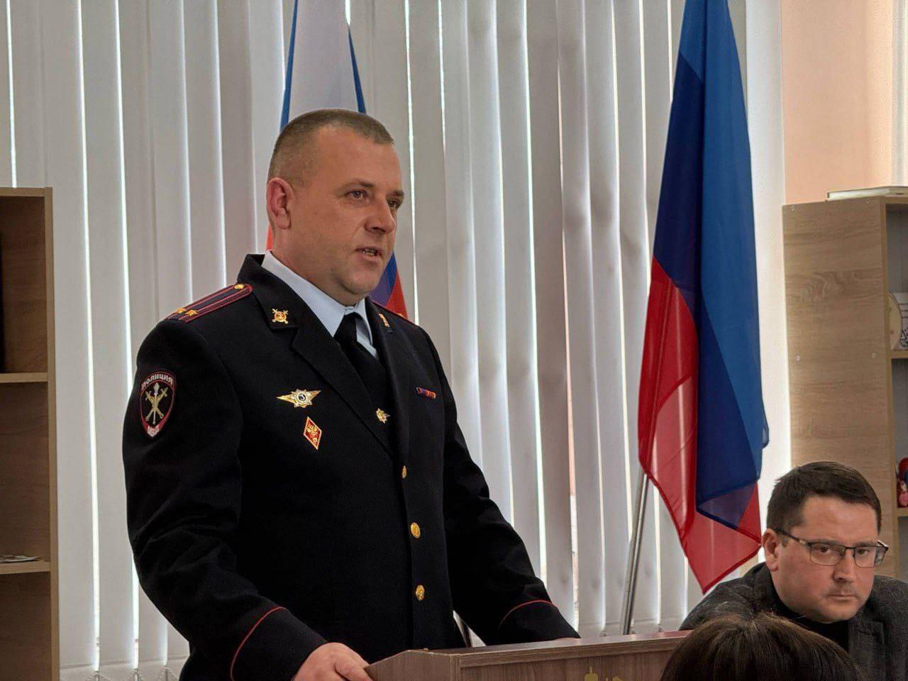 111Начальник ОМВД России «Марковский» выступил с отчётом о проделанной в 2025 году работе