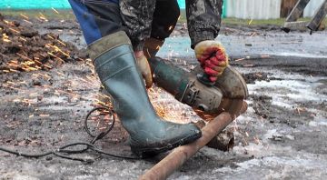 «ТюменьБурСтрой» и «Лугансквода» совместно устранили пять аварий на водоводе в посёлке Урало-Кавказ