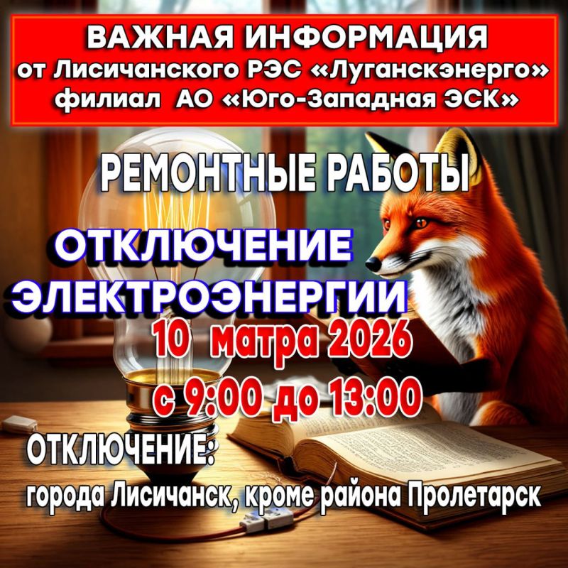 Уважаемые жители городского округа город Лисичанск
