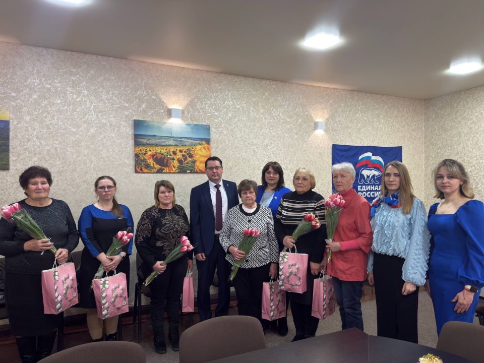 Марковский округ: Теплая встреча в преддверии 8 Марта