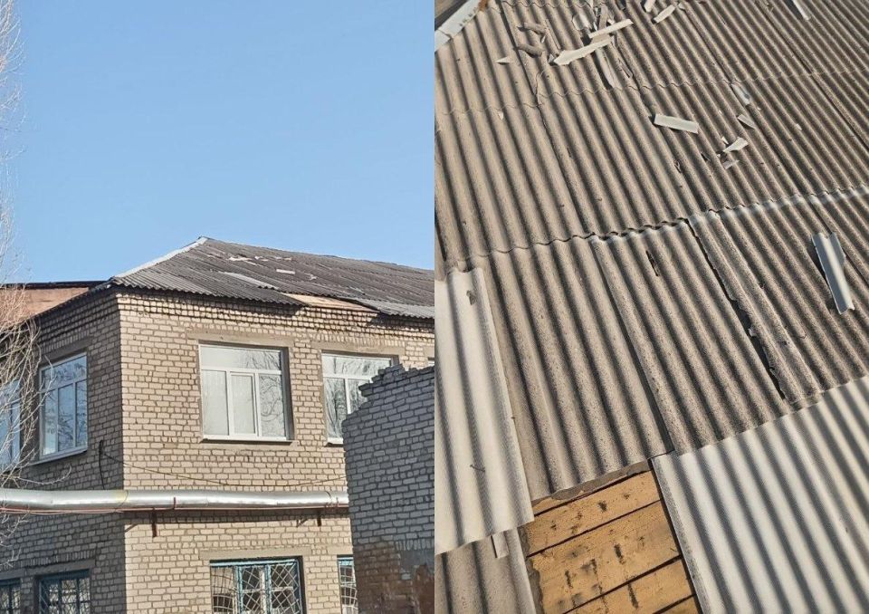 Специалисты из Удмуртии отремонтировали кровлю в Лутугинской школе №1