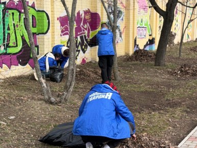 12 добрых дел в честь Крымской весны: молодежь Северодонецка вышла на субботник