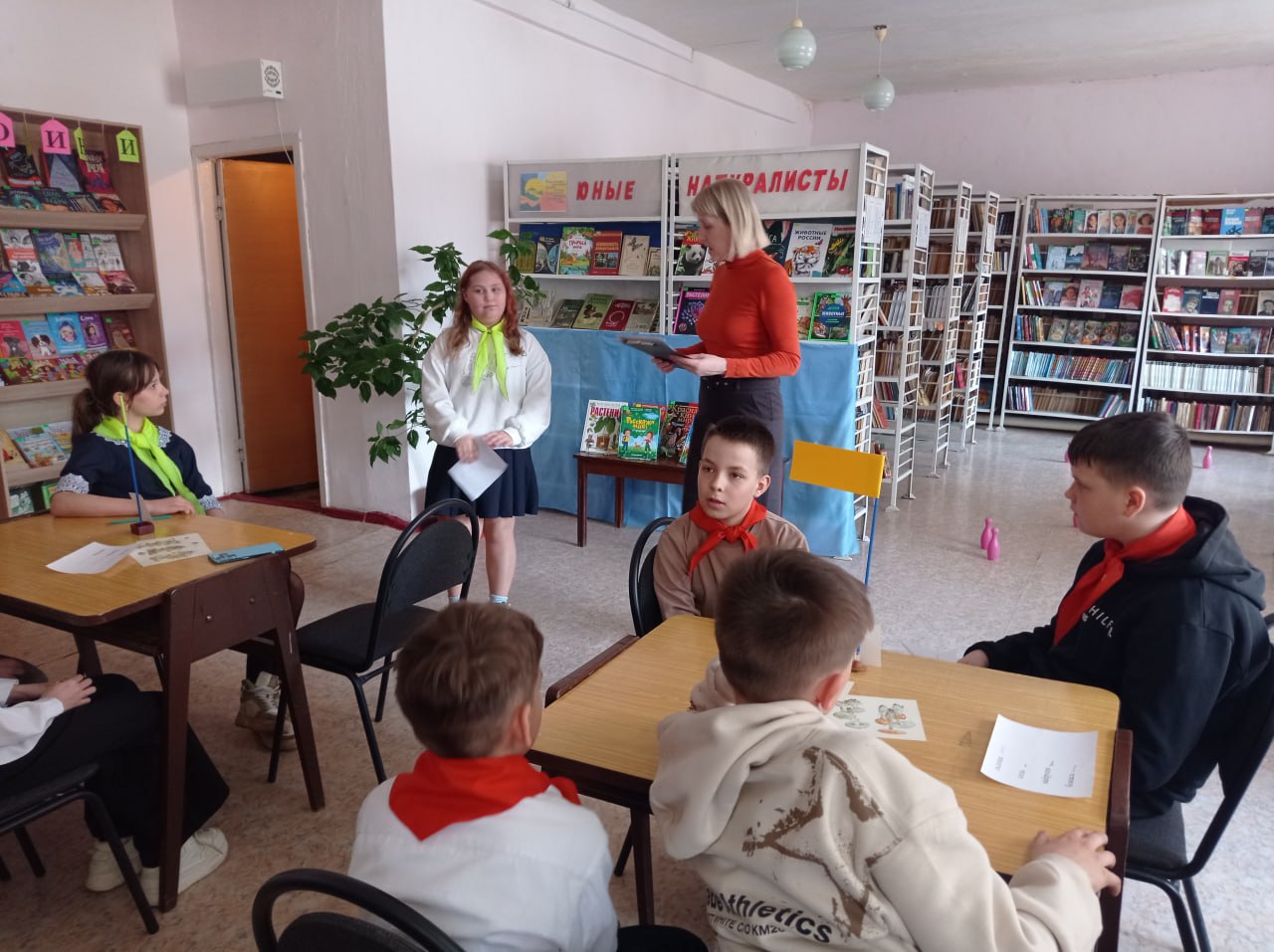 В Кировской детской библиотеке состоялась эко - игра «Юные натуралисты», приуроченная к Международному дню леса