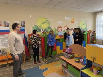 Инспектирование работ в Курячевском ясли-саду "Надежда"