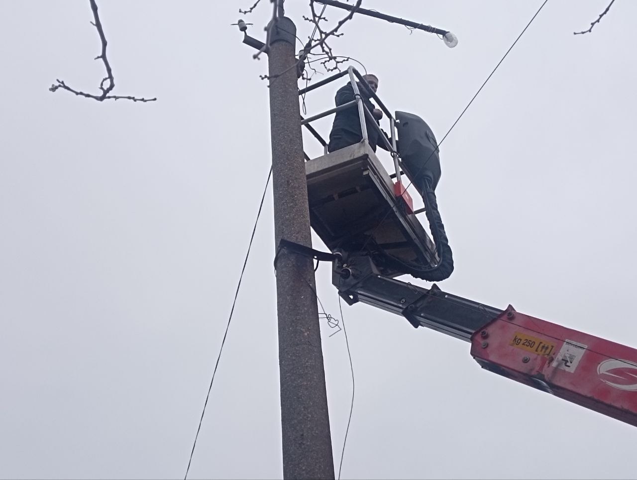 Обновление уличного освещения в городском округе