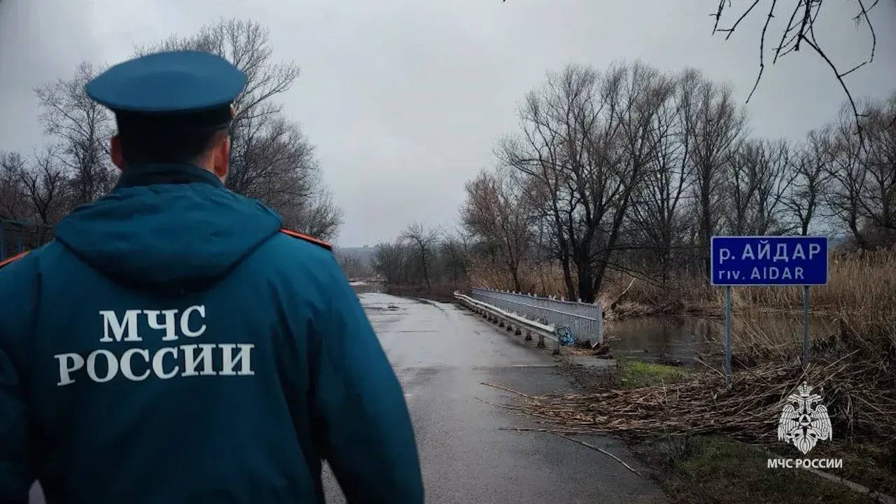 Мост в Новоайдаре освобожден от воды