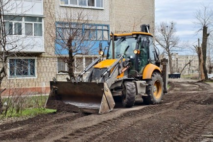 Работы на данном участке ещё не завершены