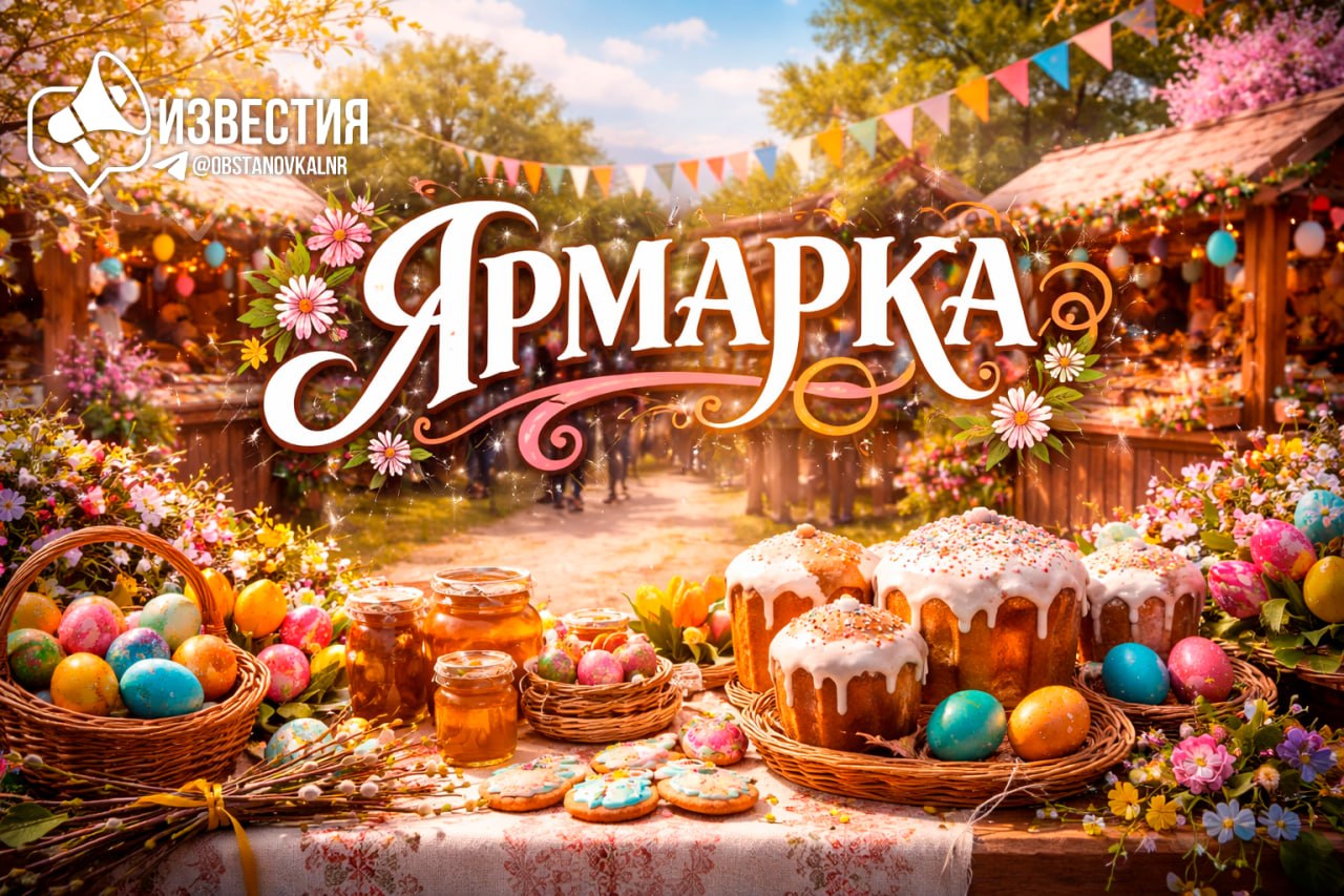 В Луганске 4 апреля пройдёт пасхальная ярмарка