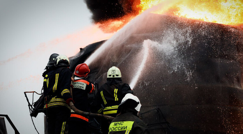 ВСУ атаковали объекты морского перевалочного комплекса в Новороссийске