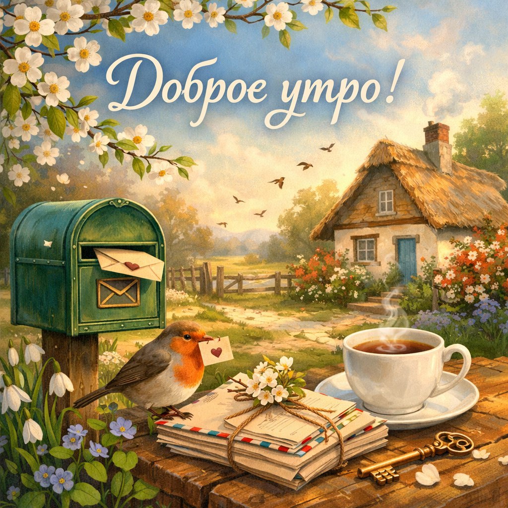 Пусть утренний свет согревает вас изнутри, а хорошее настроение сопровождает целый день!