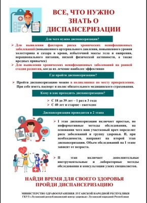 Для чего нужна диспансеризация?