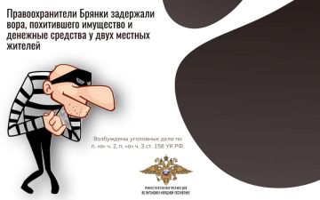 1111Правоохранители Брянки задержали домушника, похитившего имущество и денежные средства у двух местных жителей