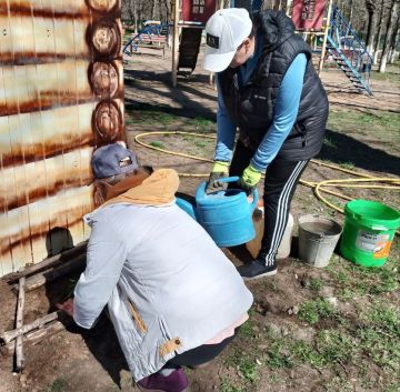 Краснодонский парк оживает и обновляется