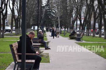 В Ровеньках завершили благоустройство аллеи по улице Ленина