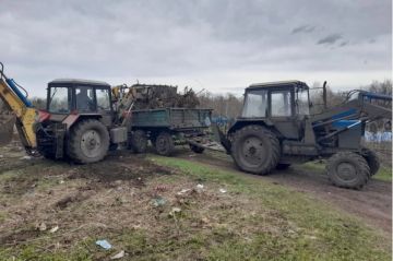 В Червонопартизанске привели в порядок городское кладбище в преддверии Светлой Пасхи