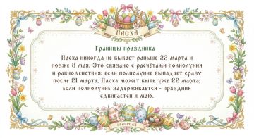А вы знали?. Почему Пасха каждый год выпадает на разные даты? Пасха — главный христианский праздник, но его дата не закреплена в календаре, как, например, у Рождества
