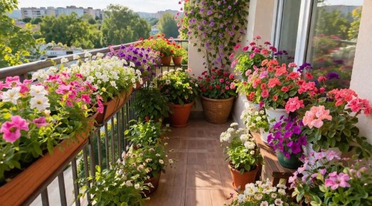 Свет, уход и керамзит: пять секретов прекрасного цветника на балконе