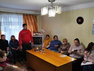 Текущая обучающая лекция прошла в Луганском центре медицины катастроф