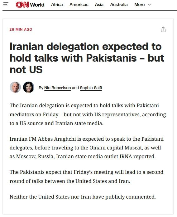 CNN: �������� ��������� �������� ���������� � ������������� ������������, �� �� � ��������������� ���