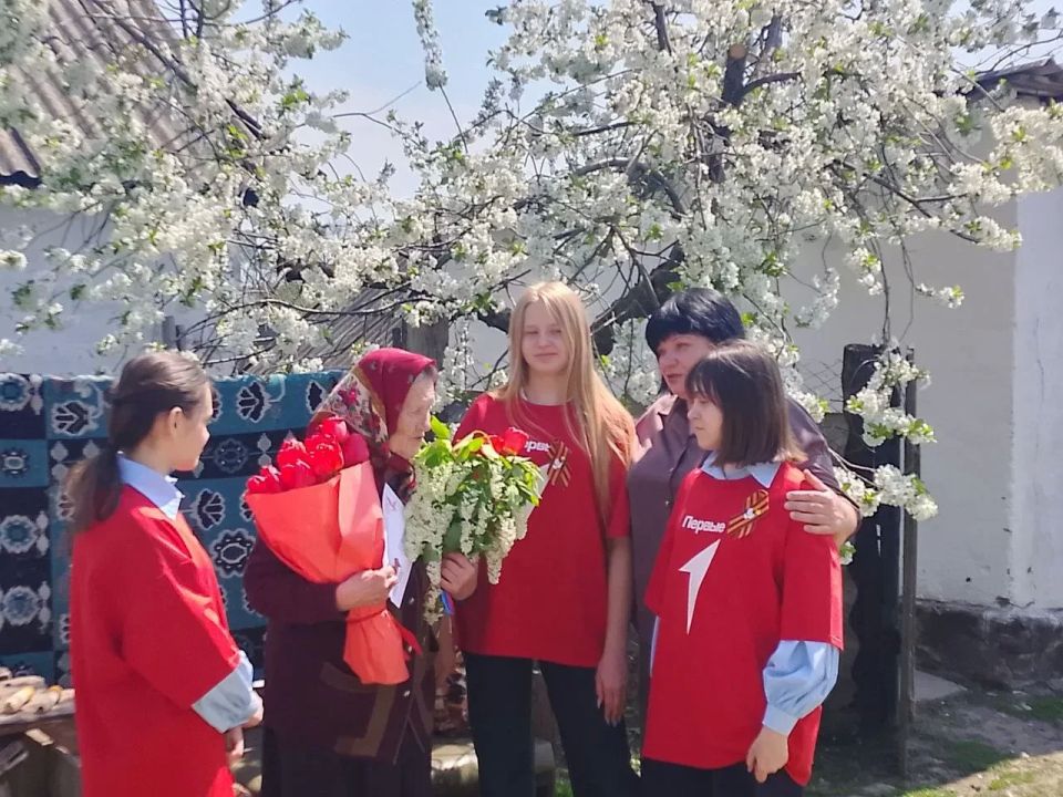В преддверии 9 мая поздравили дитя войны - Ляшко Евдокию Ивановну