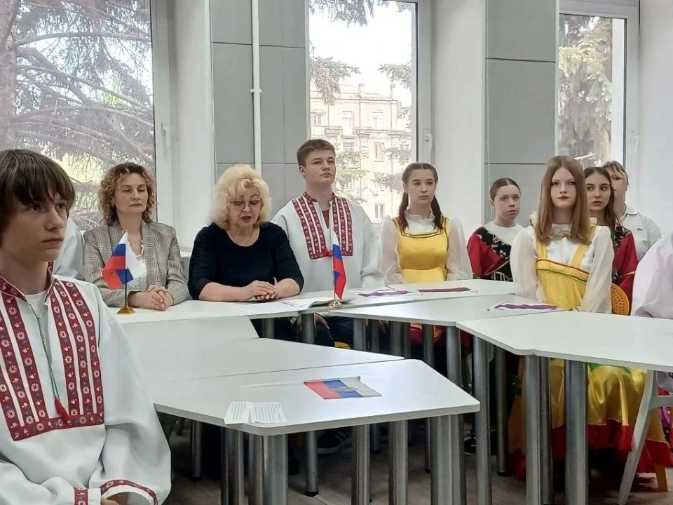 В Алчевске состоялся образовательный марафон "Мы - народы Великой России