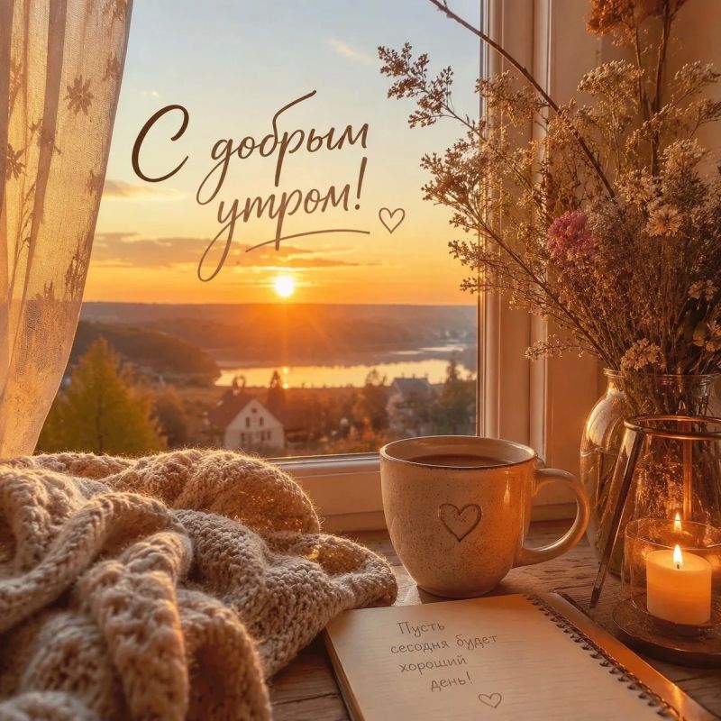 Доброе утро! Пусть каждый ваш шаг сегодня ведёт к успеху